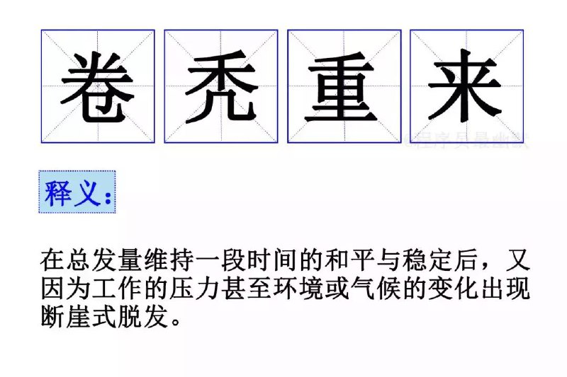 程序员秃发成语