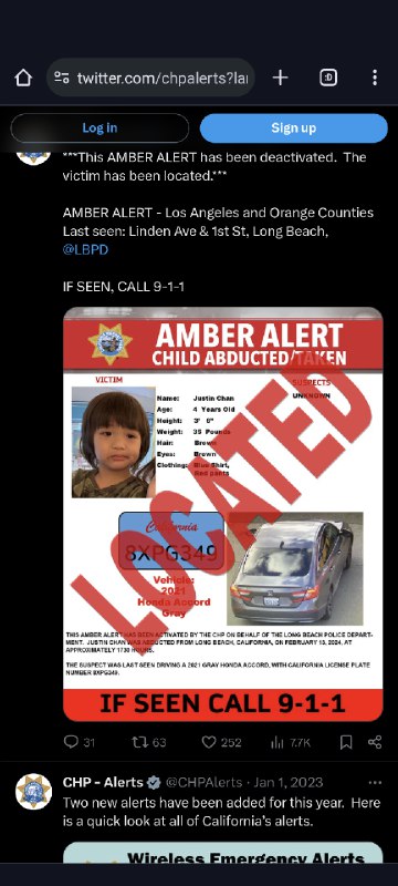 美国丢孩子的紧急性是非常高的强制推送提醒到每个人的手机上洛杉矶丢孩子警察还会立马封锁美墨边境警察追犯人也挺带劲，一直跟在后面追天上还有警用直升机跟着追媒体的直升机也会追去看看是谁这么不要命 #无用但有趣的冷知识美国丢孩子的紧急性是非常高的强制推送提醒到每个人的手机上洛杉矶丢孩子警察还会立马封锁美墨边境警察追犯人也挺带劲，一直跟在后面追天上还有警用直升机跟着追媒体的直升机也会追去看看是谁这么不要命 #无用但有趣的冷知识