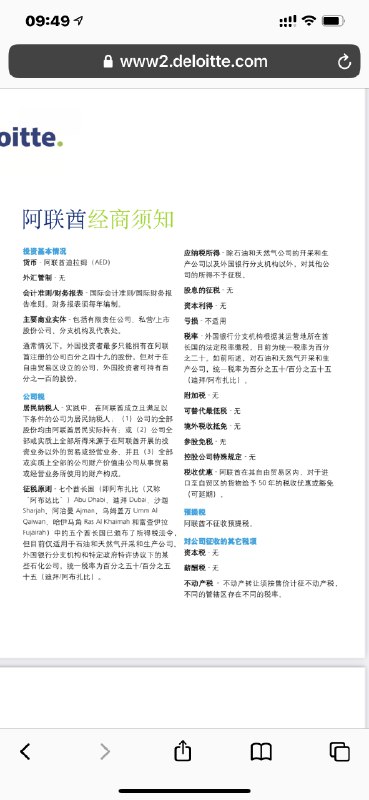 阿联酋是世界上极少数不设个人所得税的经济体之一