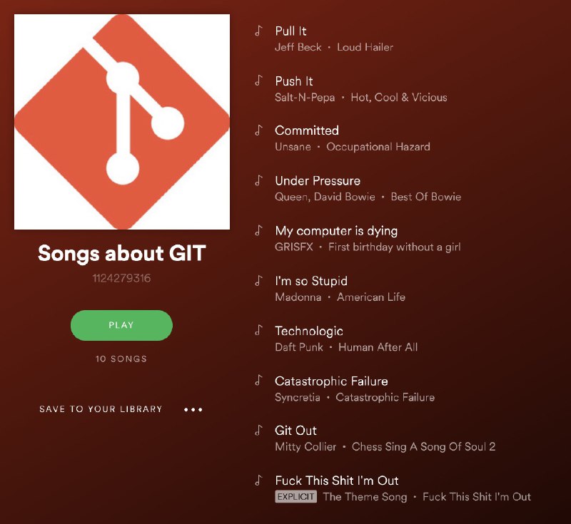 一个直击灵魂的歌单… 🤷‍♂️   #工程师的日常