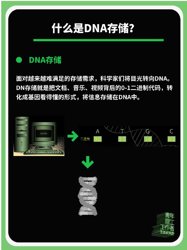 面对越来越难满足的存储需求，科学家们将目光转向DNA