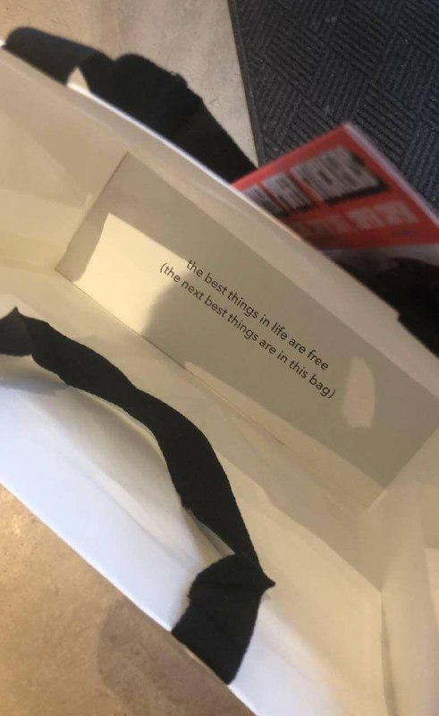 分享一个Aritzia的购物袋，很细节的设计   #大产品小细节