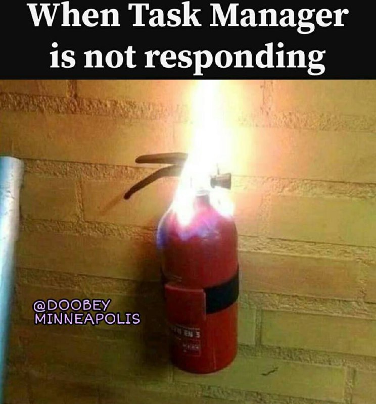 当任务管理器没有反应的时候😃   #工程师的日常