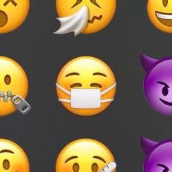 😷iOS14.2的口罩表情变了，从图一到图二，从紧锁眉头到笑逐颜开 #大产品小细节😷iOS14.2的口罩表情变了，从图一到图二，从紧锁眉头到笑逐颜开 #大产品小细节