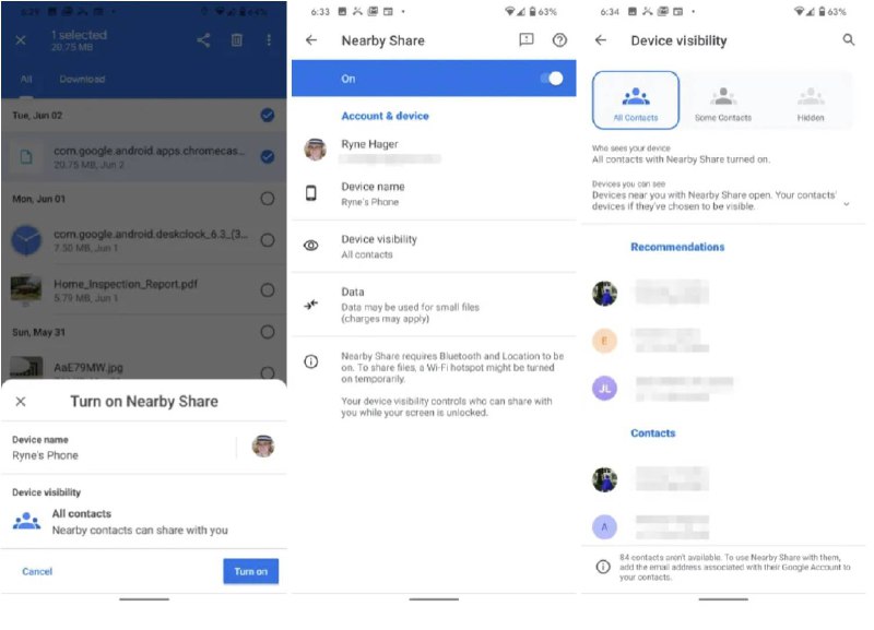 【谷歌将为Android手机推出类似苹果AirDrop的功能】7月1日讯，据9to5google报道，谷歌表示将为Android手机推出一项类似苹果AirDrop的新功能，并其正式名称为“Nearby Share”