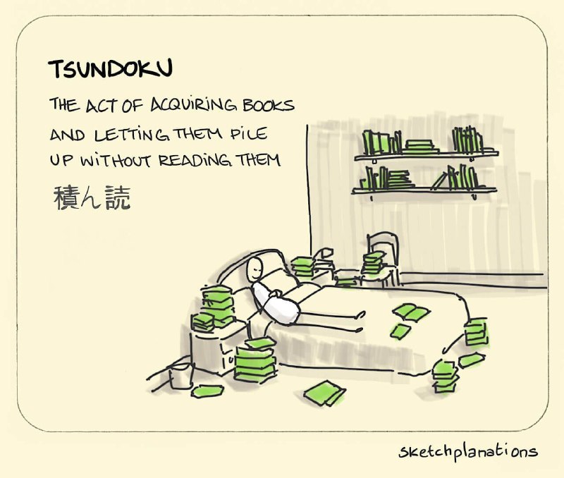日语词汇tsundoku
