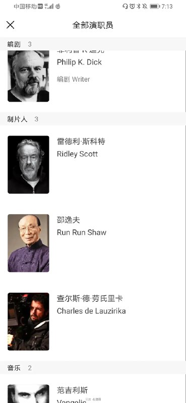 邵逸夫是《银翼杀手》的制片人之一👍 #无用但有趣的冷知识