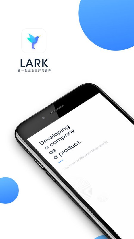 飞书(lark)早期启动页上