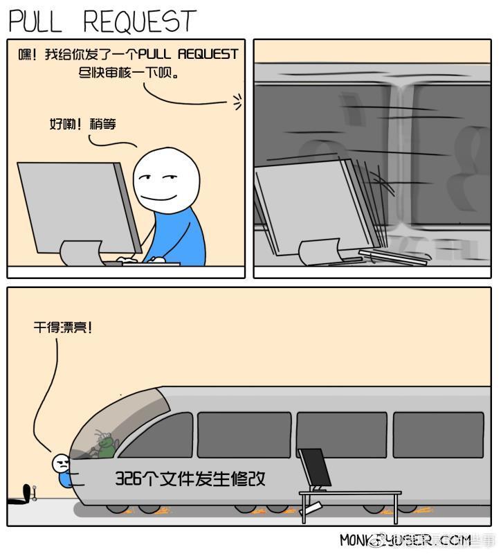 来了一个新的 Pull Request ！！！  