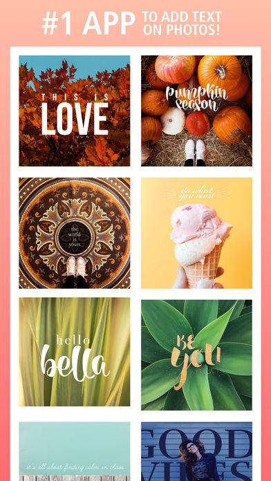 Typic（￥25→免费）是一款可以让你将文字添加到图片上的应用，拥有多种漂亮的字体，可以让你将好看的图片变成精美的便签、卡片等等