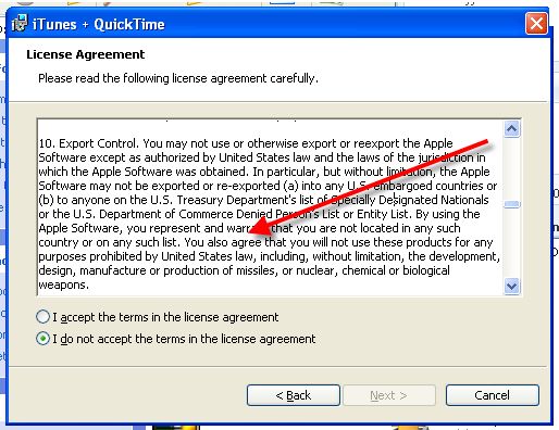 如果你使用过 iTunes ，那么你已经同意不会使用苹果公司的产品来制造核武器了