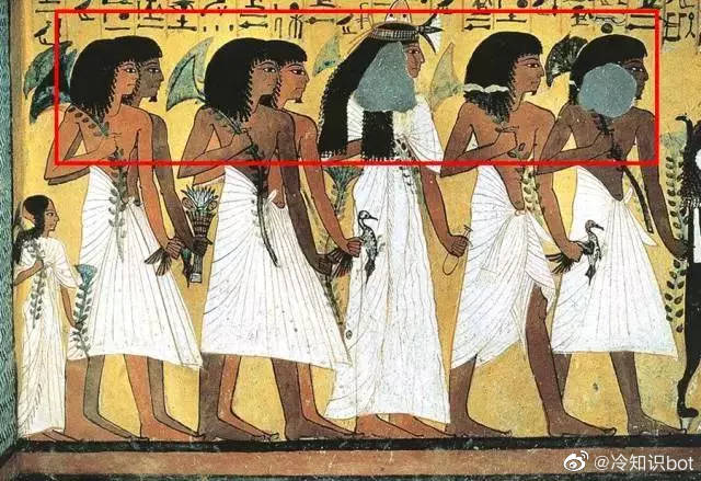 古埃及人男男女女都有剃头的习惯，“秃头”在当时被认为是美的缩影