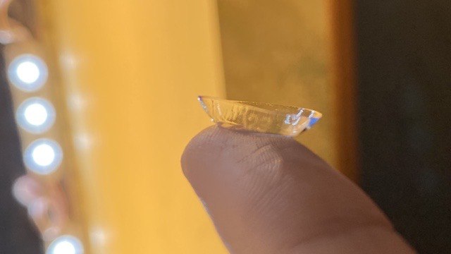 隐形眼镜上标有123好辨别正反面 #大产品小细节