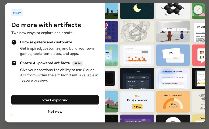 有点被 Claude Artifacts 的更新感动到，他们是真的想教会我怎么写 prompt