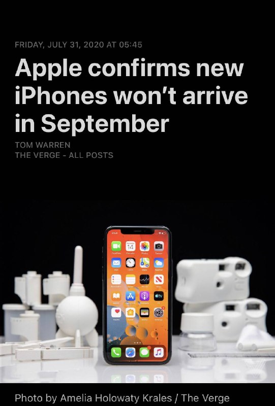 应该是有史以来第一次在发布会前确认推迟