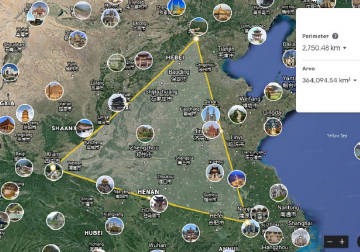 北京、西安、南京，三个古都在地图的三点连起来，近似一个正三角形，相互之间距离900公里左右