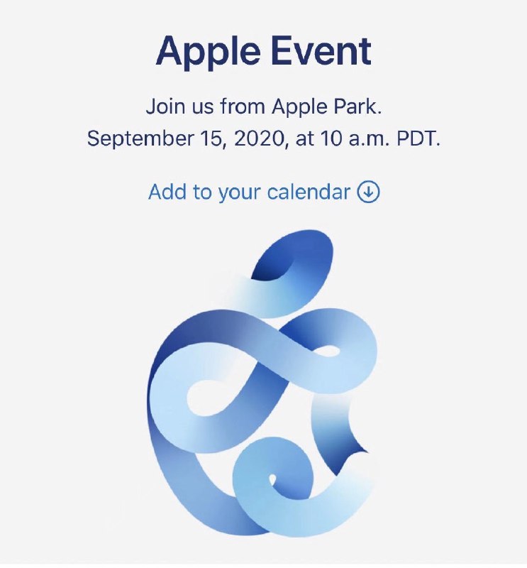 【苹果将于北京时间9月16日凌晨1点举行发布会，宣布推出新款iPhone手机】苹果官网显示，将于太平洋时间9月15日上午10点（北京时间9月16日凌晨1点）举行发布会，预计苹果公司将推出全新的iPhone 12系列产品，以及新的Apple Watch Series 6等