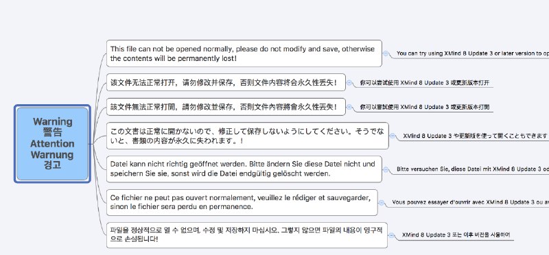 XMind 提示用户版本需要更新