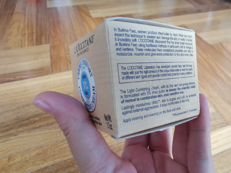 欧舒丹面霜包装盒上有盲文凸点  有心了   #大产品小细节欧舒丹面霜包装盒上有盲文凸点  有心了   #大产品小细节