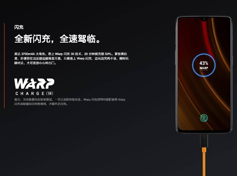 💡一加手机创始人刘作虎在#2019MWC 上表示，一加7将不会搭载无线充电技术，原因是一加有很棒的有线快充技术，20分钟就能充50％，无线充电不够快，达不到一加的要求