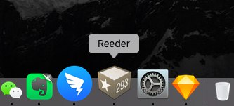 昨日限免的App Store精华应用Reeder ，Mac版在dock的图标上会显示和图标融为一体的数字，这个数字是实际是rss的未读新内容数量，区别于其他APP用红点提示更新，这种直接和图标融于一体的提示，对习惯于主动打开阅读这个场景简直太友好了   #大产品小细节