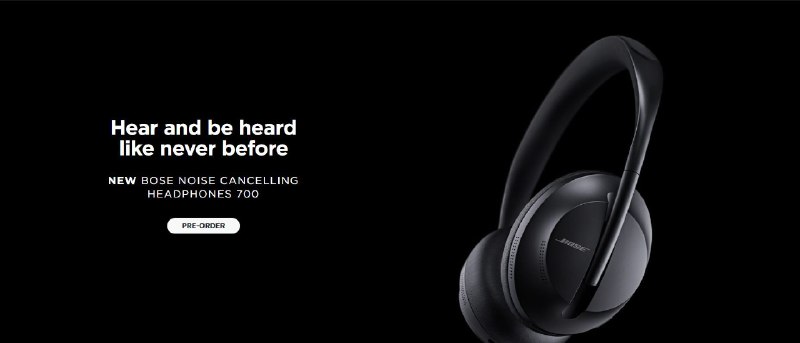 Bose Noise Cancelling Headphones 700 突然发布，11档降噪，触控交互，支持Google assistant和Alexa，399.95刀