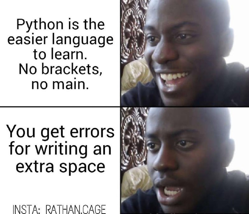 Python是比较容易学的语言🤦‍♂️🤦‍♂️   #工程师的日常