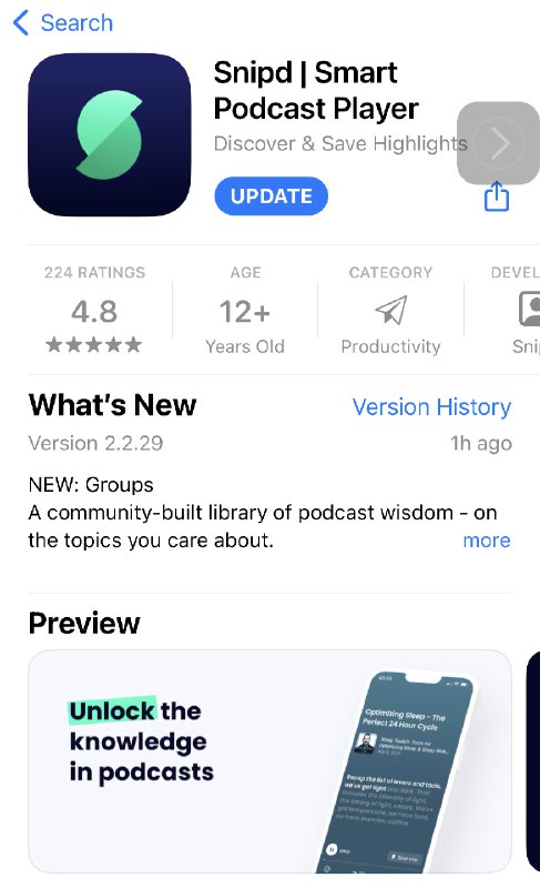 发现最好用的播客工具，感谢@夏小凯kkk 的宝贵经验！snipd，一键转移订阅的podcast，实时文字稿，一键截取80s文字分享，并直接输出到readwise