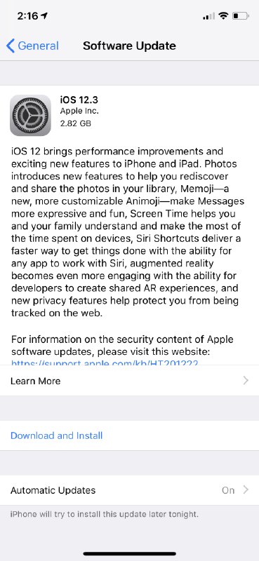 iOS12.3 正式版来了（你们念念不忘的国行动画也回来了）   #iOS更新情报站