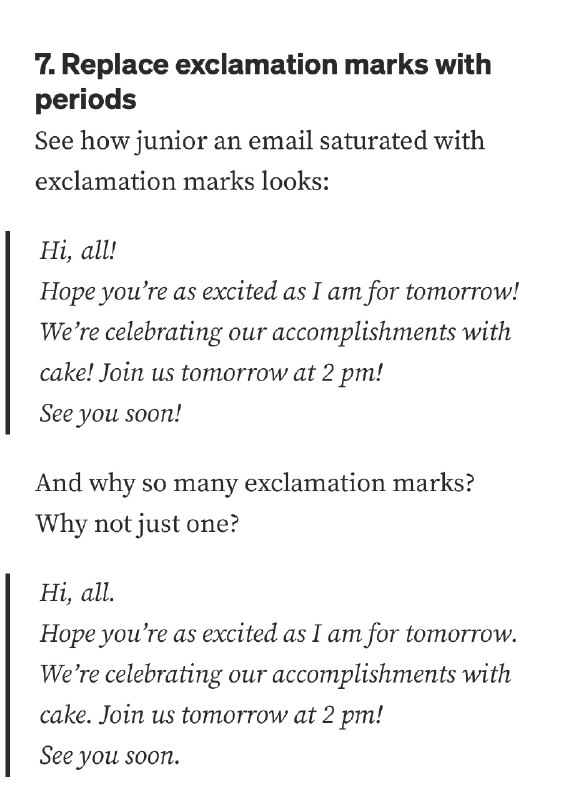 少他妈用叹号，德国人用的更少